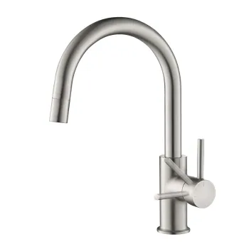 BLUE WATER PLAZA Virtuves jaucējkrāns ar izvelkamu izteku, nerūsējošais tērauds