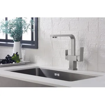 BLUE WATER TAUPO Virtuves jaucējkrāns filtrētam ūdenim, nerūsējošais tērauds