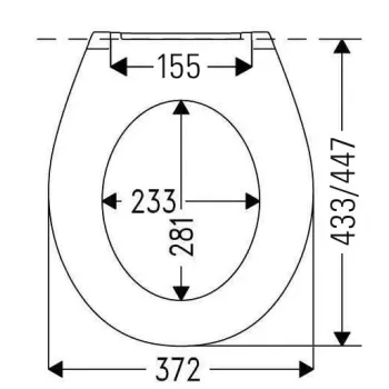 Cedo WC poda vāks Rainbow Beach