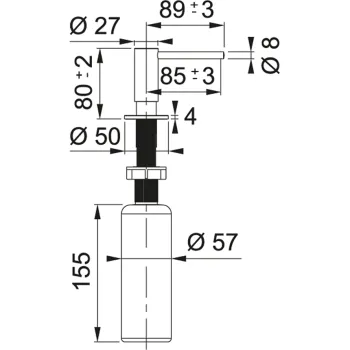 Franke ATLAS Dozators, 112.0717.084