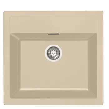 FRANKE Tectonite Virtuves izlietne SIRIUS 56x53 cm, SID 610, bēšīga