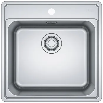 FRANKE Virtuves izlietne BELL 51x51 cm, BCX 610-51 ar ventili