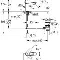 Grohe BauLoop New Izlietnes jaucējkrāns, 23335001