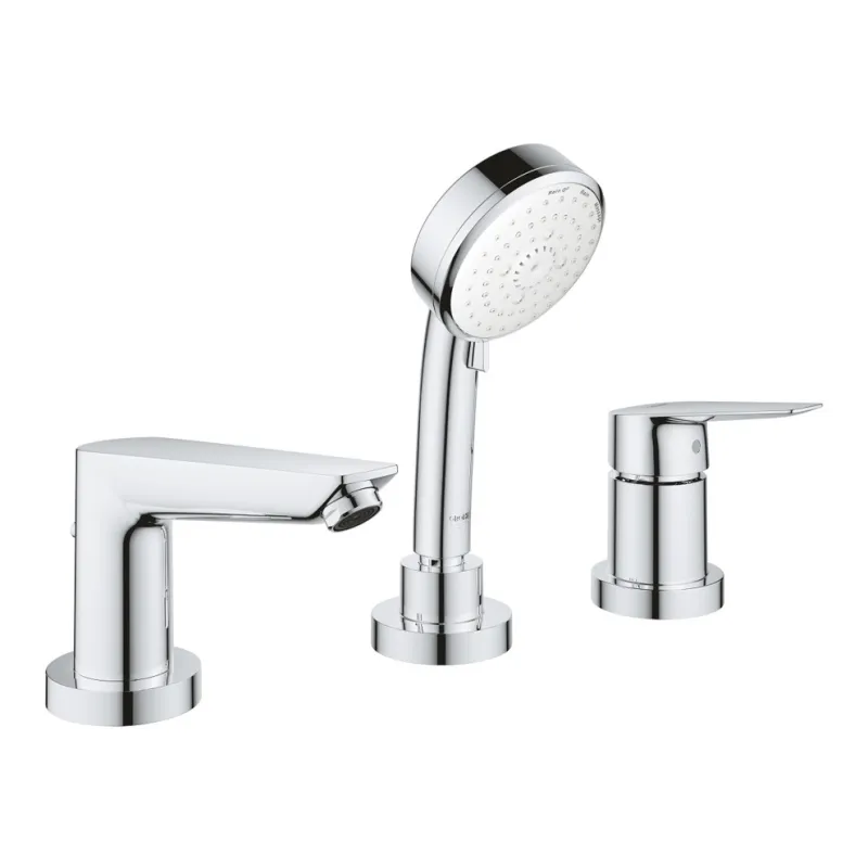 Grohe BauEdge 3-daļīgs vannas jaucējkrāns, hroms  2511710A