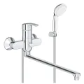 Grohe Eurosmart Cosmo Solid Vannas/dušas  jaucējkrāns ar dušas komplektu, hroms 3270800A