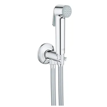 Bidetta komplekts Grohe Trigger Spray 30 I, ar noslēdzošo ventili un izvadu no sienas, 1250 mm, hroms