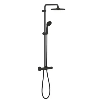 Dušas sistēma Grohe Vitalio Start System 250 ar termostatu, Melna 266772430 Dušas sistēma Grohe Vitalio Start System 250 ar termostatu, Melna 266772430