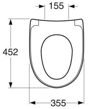 Gustavsberg Nautic WC Soft Close QR poda vāks, 9M26S136