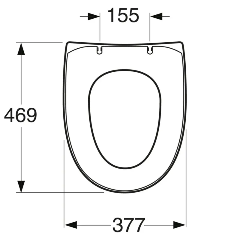 Gustavsberg Nautic WC Standarta poda vāks, 9M246101
