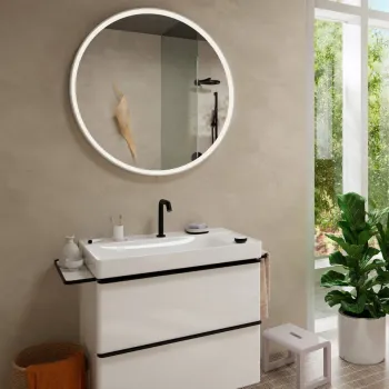 Hansgrohe Tecturis S 150 CoolStart 2-daļīgs izlietnes jaucējkrāns, melns matēts