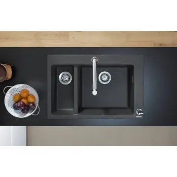 Hansgrohe S510-F635 Virtuves izlietne 77x51cm, graphite black