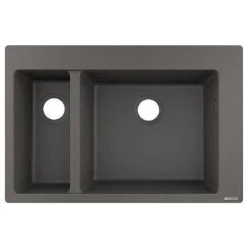 Hansgrohe S510-F635 Virtuves izlietne 77x51cm, stone grey