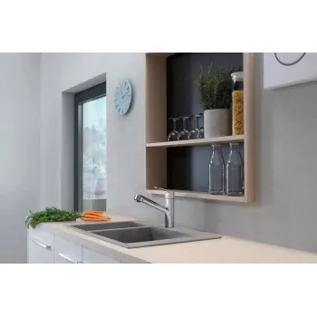 Hansgrohe S510-F635 Virtuves izlietne 77x51cm, concrete grey