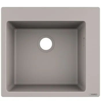 Hansgrohe S510-F450 Virtuves izlietne 56x51cm, concrete grey