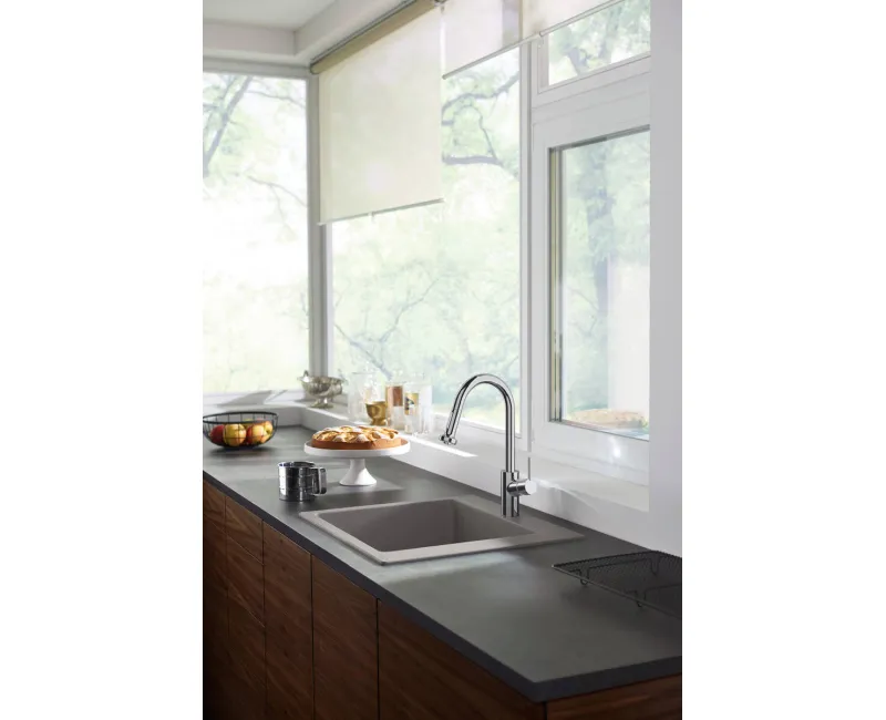 Hansgrohe S510-F450 Virtuves izlietne 56x51cm, concrete grey