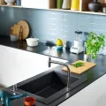 Hansgrohe S510-F660 Virtuves izlietne 77x51cm, graphite black