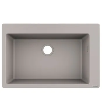 Hansgrohe S510-F660 Virtuves izlietne 77x51cm, concrete grey
