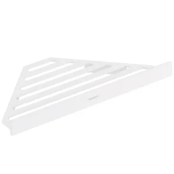 Vannas istabas plaukts Hansgrohe AddStoris Stūra, matēti balts 41741700 Vannas istabas plaukts Hansgrohe AddStoris Stūra, matēti balts 41741700