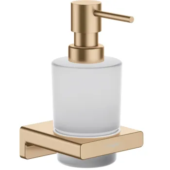 Šķidro ziepju dozators Hansgrohe AddStoris, ar turētāju brushed bronze