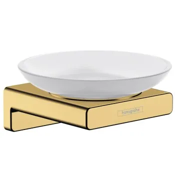 Ziepju trauks Hansgrohe AddStoris ar turētāju, pulēts zelts