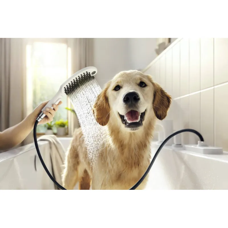 HG Rokas duša DogShower 150 3jet Select, matēta balta