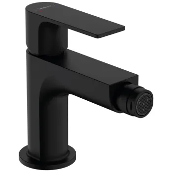 Bide maisītājs Hansgrohe Rebris E, ar pop-up, matēts melns