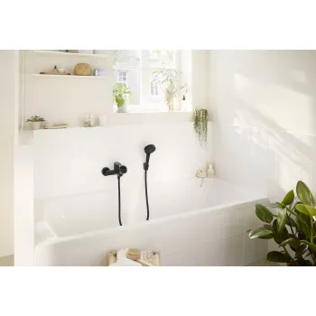 Vannas / dušas maisītājs Hansgrohe Rebris S, matēts melns