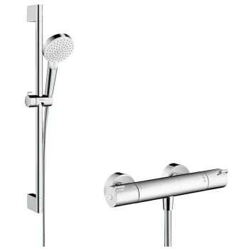 Dušas komplekts Hansgrohe Ecostat 1001CL termostats + Crometta Vario duša
