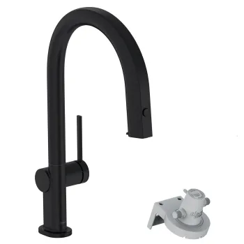 Hansgrohe  Virtuves Jaucējkrāns Aqittura M91 ar filtrēšanas sistēmu 210, ar izvelkamu izteku, 76803670
