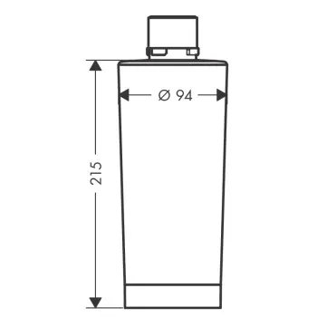 Filtra elements Hansgroh jonu apmaiņas iekārta + aktīvā ogle, 76815000