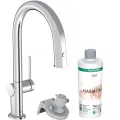 Hansgrohe  Virtuves Jaucējkrāns Aqittura M91 ar filtrēšanas sistēmu 210, ar izvelkamu izteku, sBox,76800000