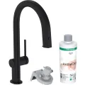 Hansgrohe  Virtuves Jaucējkrāns Aqittura M91 ar filtrēšanas sistēmu 210, ar izvelkamu izteku + sBox,76800670