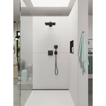 Dušas klausule Hansgrohe Raindance Select E 120 3jet, matēta melna