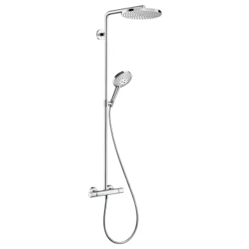 Dušas sistēma Hansgrohe Raindance Select S 240 1jet P/Raindance Select S 120 3jet P, ar termostatu Hromēta