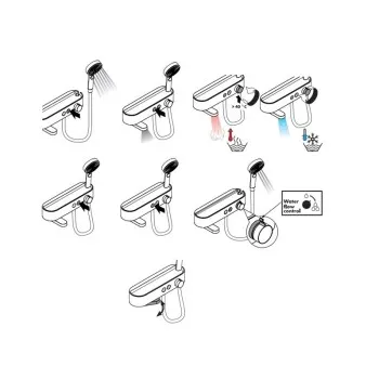 Vannas/dušas maisītājs Hansgrohe ShowerTablet Select 400 termostats, 24340000