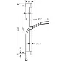 Hansgrohe Dušas komplekts Pulsify 105 3jet Relaxation EcoSmart 65 cm, HG24161670