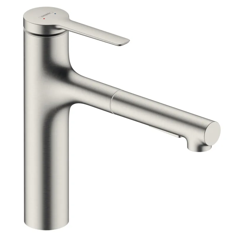 Hansgrohe Zesis M33-160 Virtuves jaucējkrāns ar izvelkamu dušu 2jet, 74801800