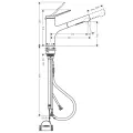 Hansgrohe Zesis M33-150 Virtuves jaucējkrāns ar izvelkamu dušu 2jet + sBox, 74803000