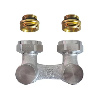 Herz 3000 H-veida radiatoru noslēgvārsts RL-1 radiatoriem, leņķa G3/4x1/2