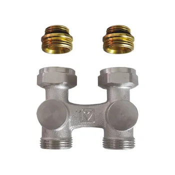 Herz 3000 H-veida radiatoru noslēgvārsts RL-1 radiatoriem, taisns G3/4x1/2