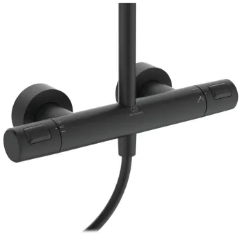Dušas sistēma Ideal Standard Ceratherm T25,  ar termostatu silk black Dušas sistēma Ideal Standard Ceratherm T25,  ar termostatu silk black