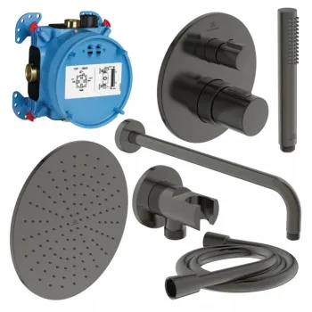 Ideal Standard Ceratherm T100 Iebūvējamā termostata dušas sistēma, A7573XG Ideal Standard Ceratherm T100 Iebūvējamā termostata dušas sistēma, A7573XG