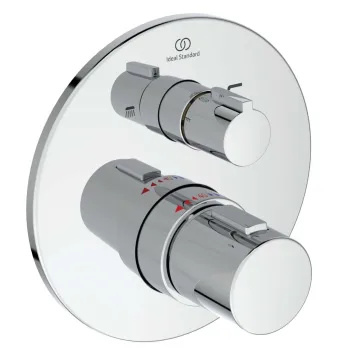 Ideal Standard Ceratherm T100 Zemapmetuma termosta vannas/dušas jaucējkrāna dekoratīvā daļa, A5814AA Ideal Standard Ceratherm T100 Zemapmetuma termosta vannas/dušas jaucējkrāna dekoratīvā daļa, A5814AA