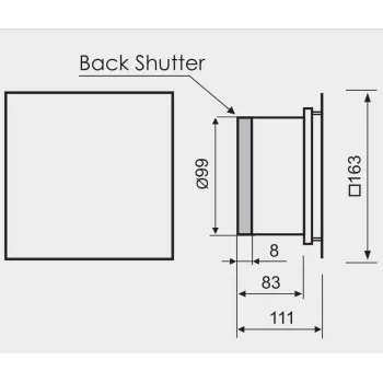 MMotors JSC Ventilators MMP D100 BG-TH, balts