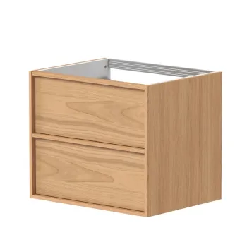 Kame HOME Skapītis zem izlietnes 60x46cm, dabīgs ozolkoka finierējums