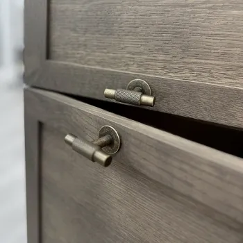 KAME Rustic Mēbeļu rokturis 5.4 cm, antīks misiņš