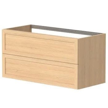 Kame RUSTIC Skapītis zem izlietnes 100x46cm, balināts ozolkoka finierējums