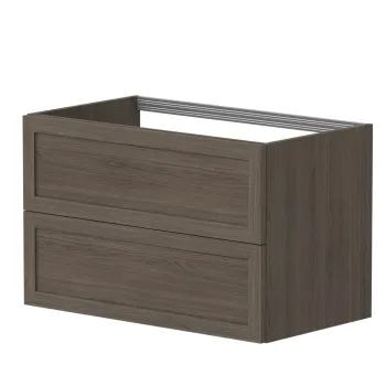 Kame RUSTIC Skapītis zem izlietnes 80x46cm, dūmota ozolkoka finierējums