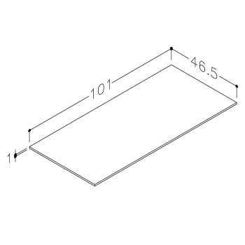 Kame Kompakta HPL darba virsma 101cm, WP/10-3/H11