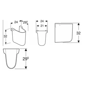 KOLO IDOL Izlietnes puskāja K97101000 neražo